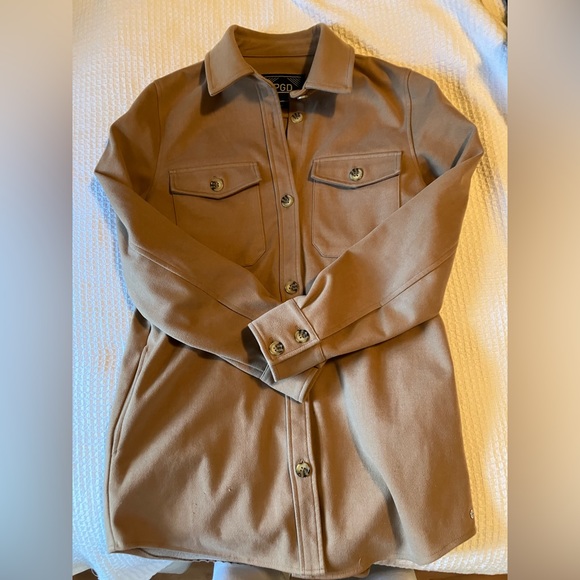 XXS Shacket (camel colour) - Picture 3 of 7